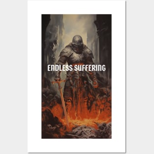 ENDLESS SUFFERING - DARK FANTASY ART STYLE Posters and Art